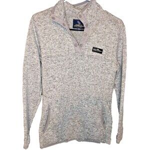 Women’s  Grey Simply Southern 1/4 Button Size Small